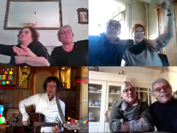 Familiefeest online, Skype feestje